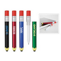 Pencil Shaped Stylus Ballpoint Pen